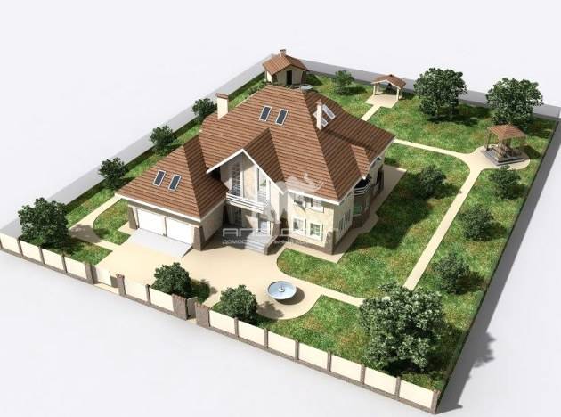 Как расположить дом на участке