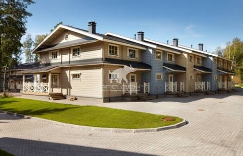 Деревянные таунхаусы из клееного бруса