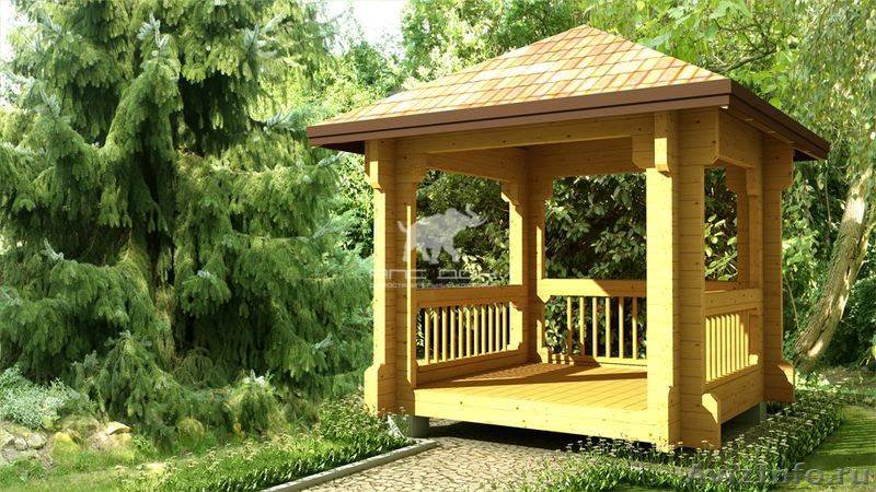 Беседки из клееного бруса