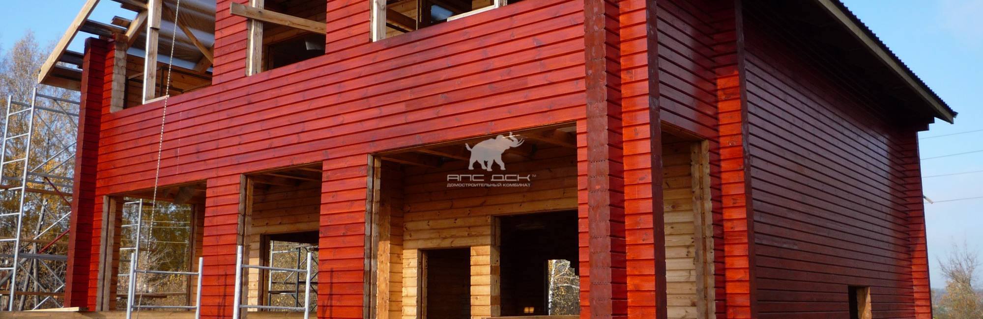 Элитные деревянные дома из клееного бруса 