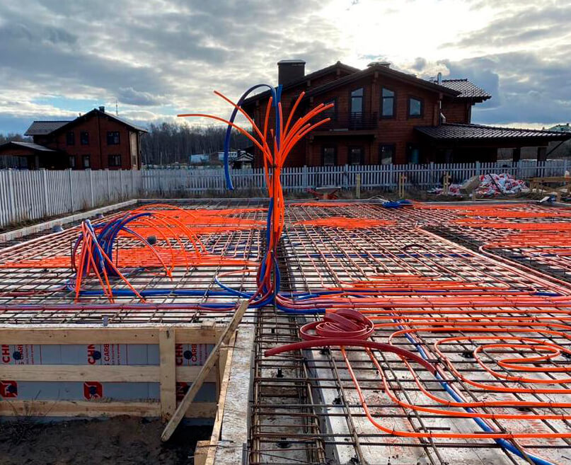 Утепленная шведская плита АПС ДСК